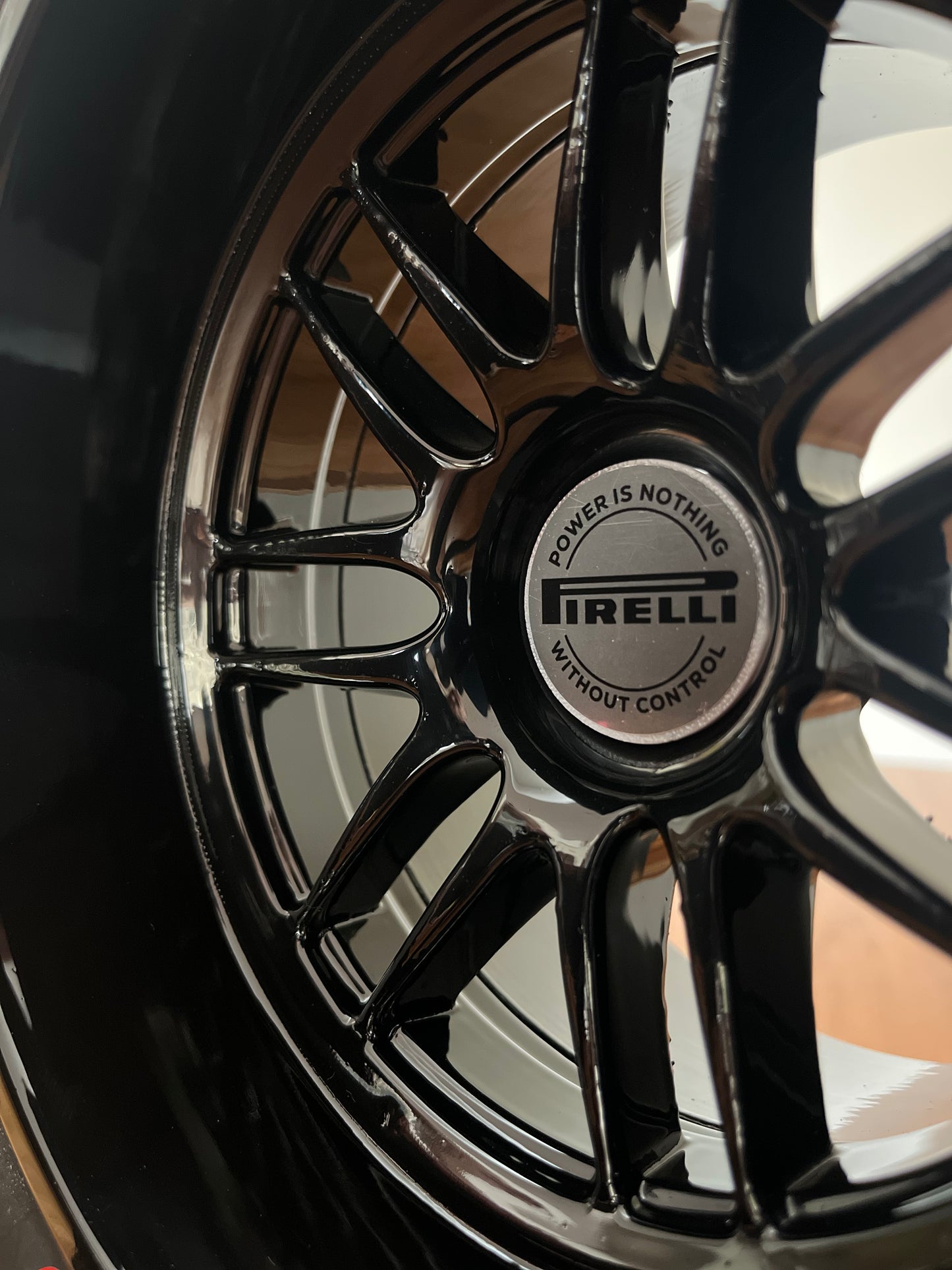 NEW 2025 - Pirelli Tyre with Leclerc Stand