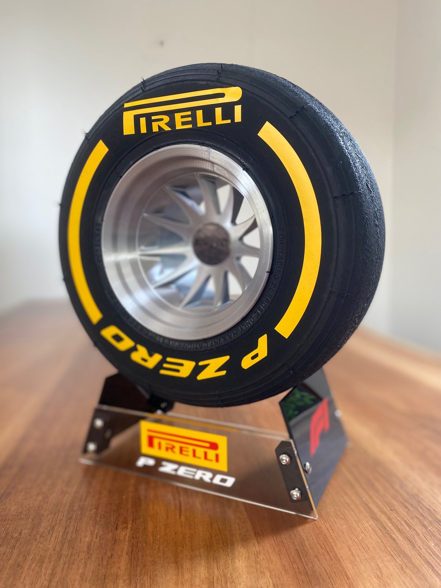 Pirelli Medium F1 Tyre with Stand