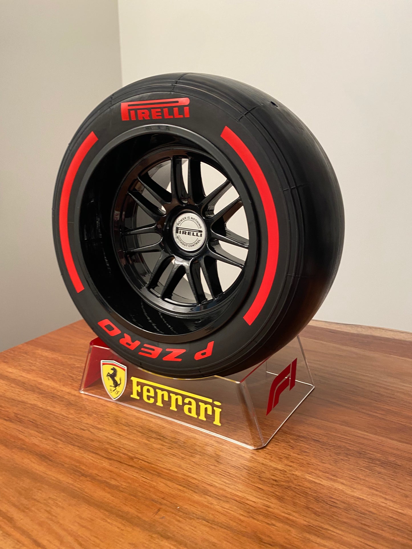 NEW 2025 - Pirelli Tyre with Leclerc Stand