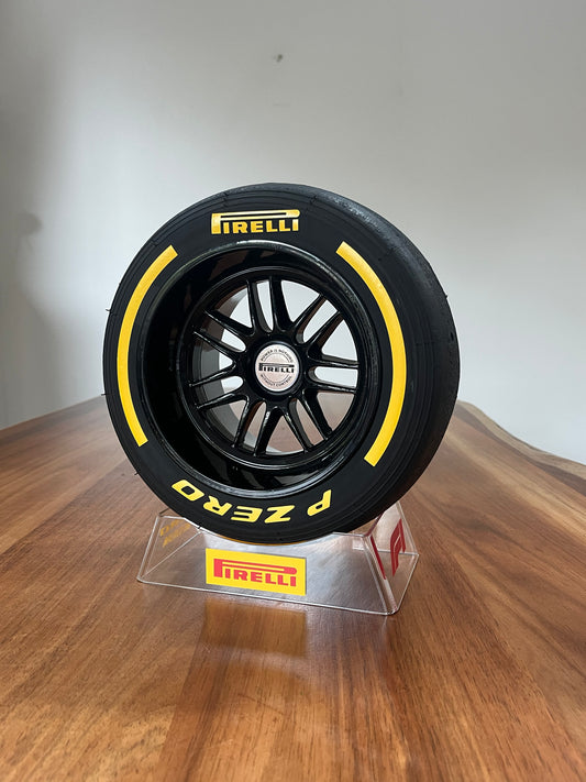 NEW 2025 Pirelli Medium Tyre with Stand
