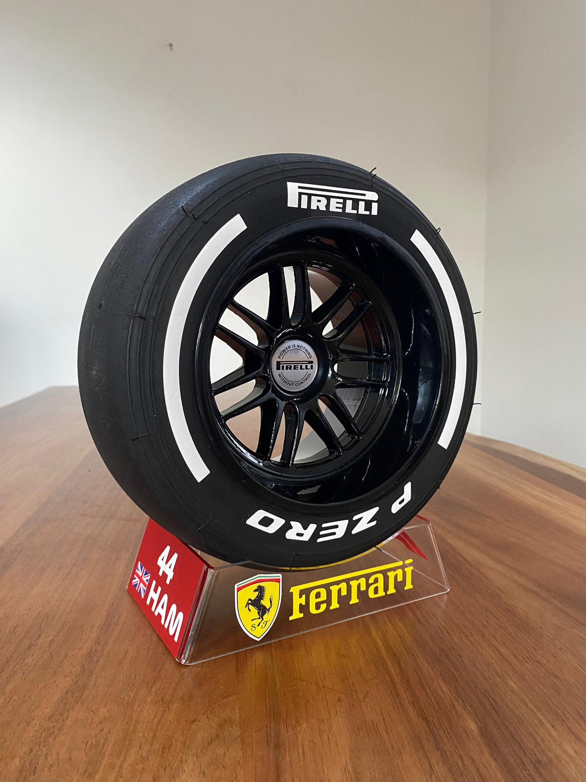 NEW 2025 - Pirelli Tyre with Hamilton Stand