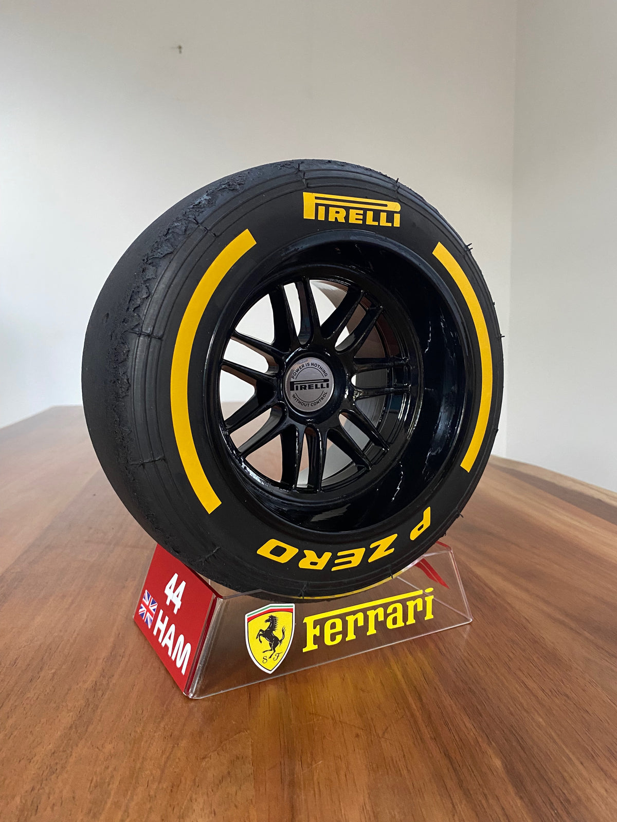 NEW 2025 - Pirelli Tyre with Hamilton Stand