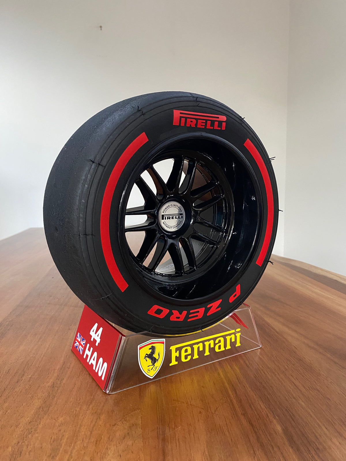 NEW 2025 - Pirelli Tyre with Hamilton Stand