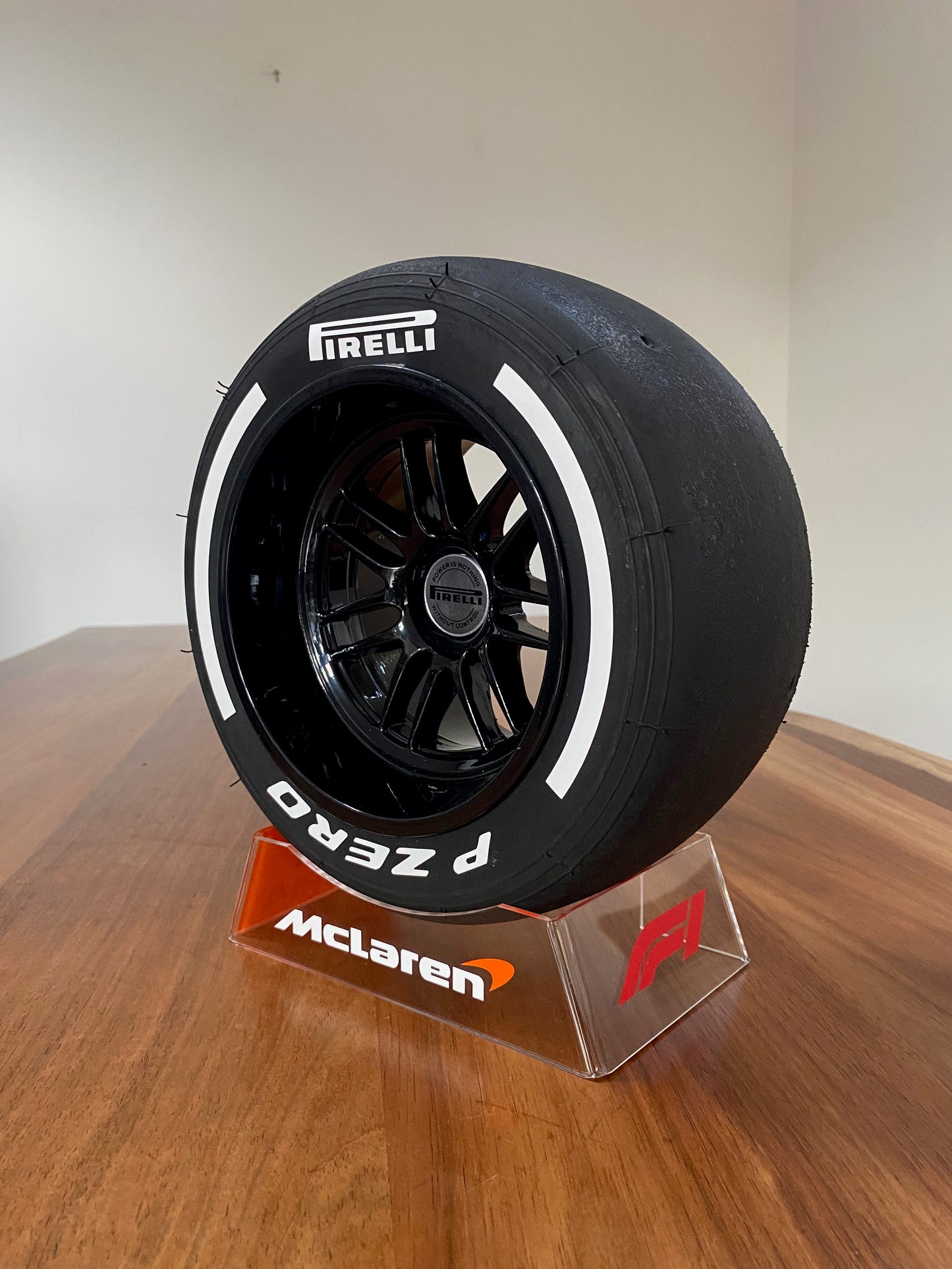 NEW 2025 - Pirelli Tyre with Piastri Stand