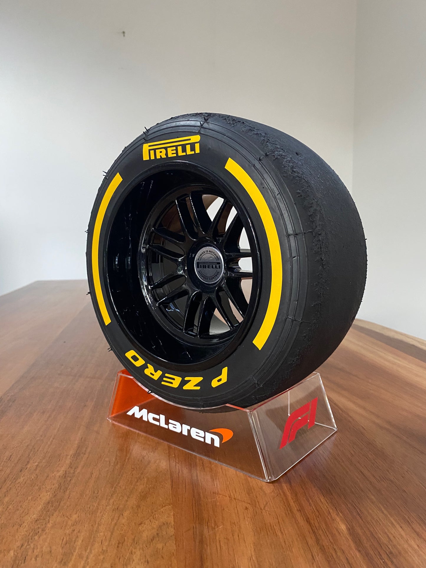 NEW 2025 - Pirelli Tyre with Piastri Stand