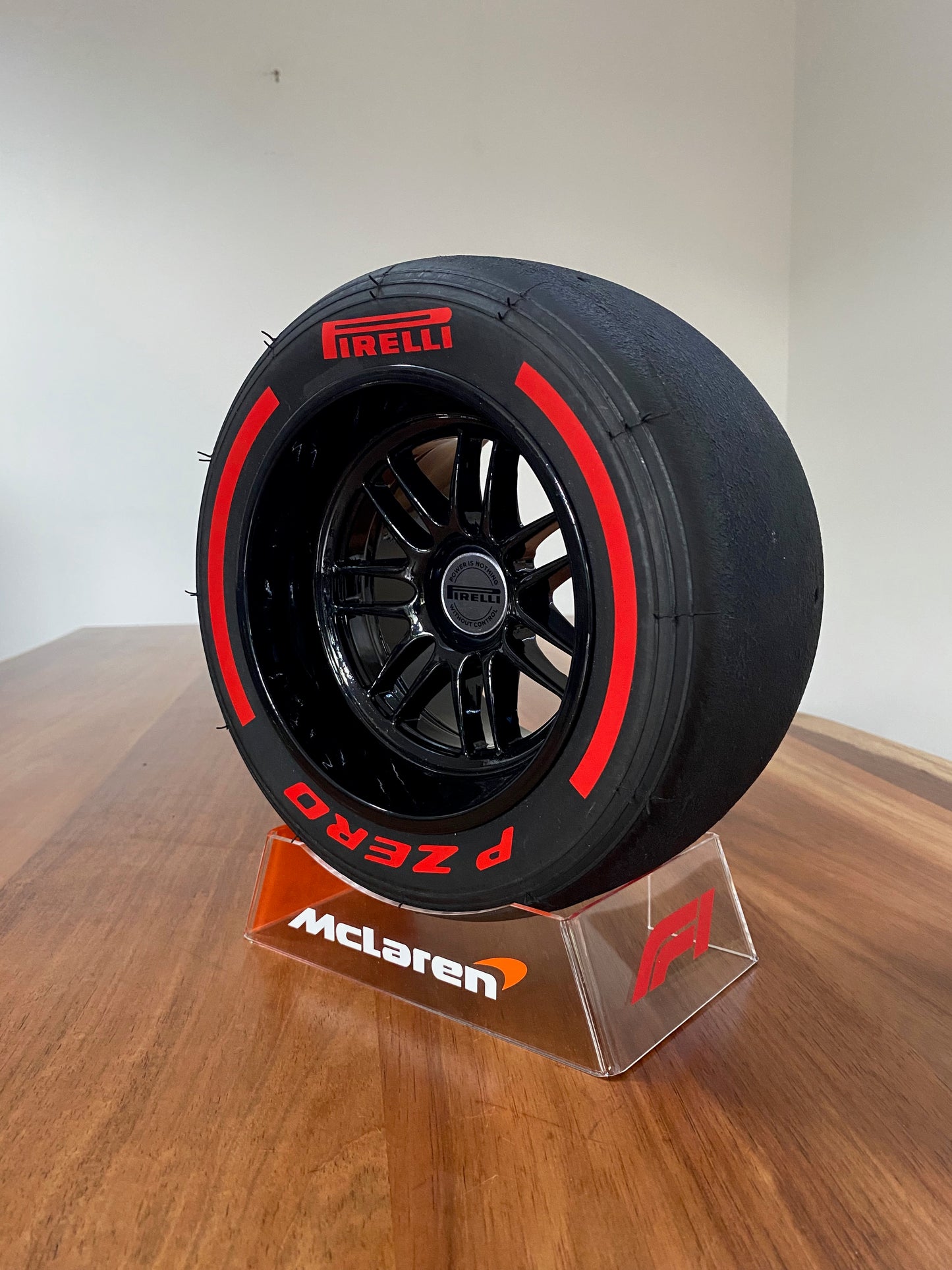 NEW 2025 - Pirelli Tyre with Piastri Stand