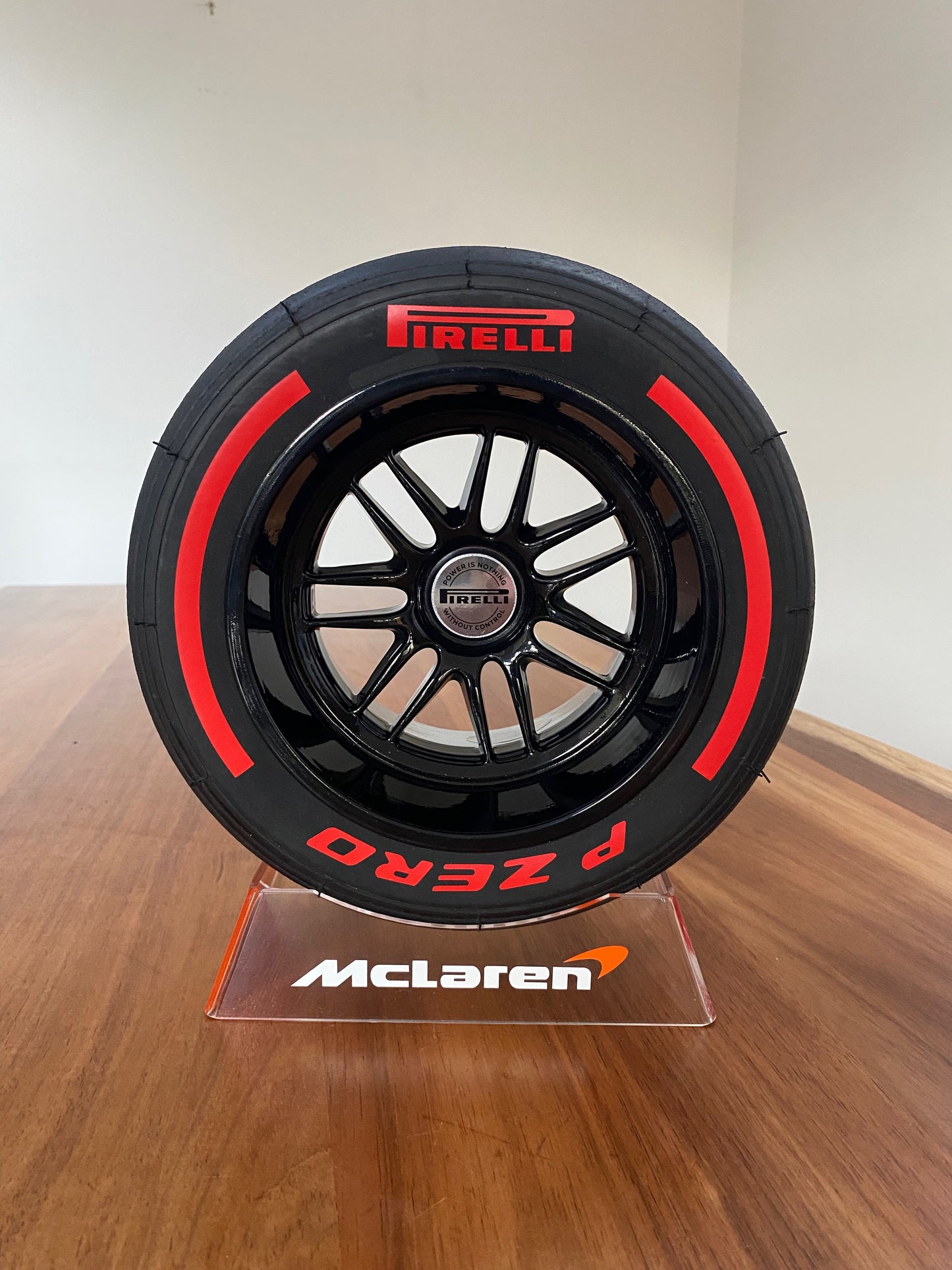 NEW 2025 - Pirelli Tyre with Piastri Stand