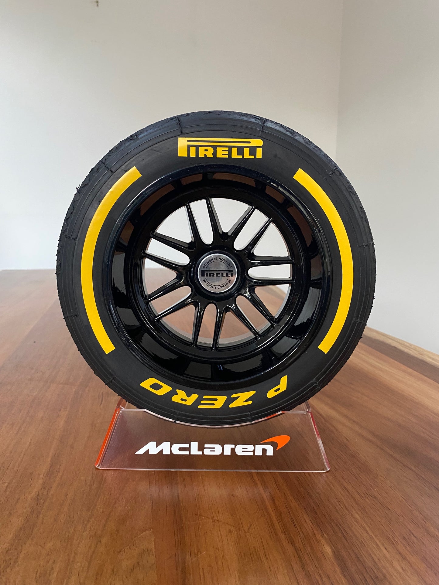NEW 2025 - Pirelli Tyre with Piastri Stand
