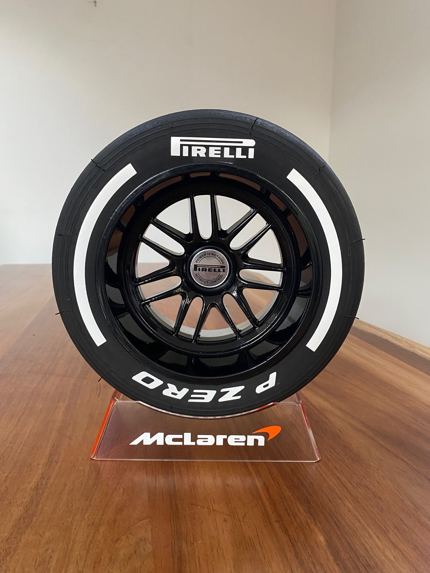 NEW 2025 - Pirelli Tyre with Piastri Stand
