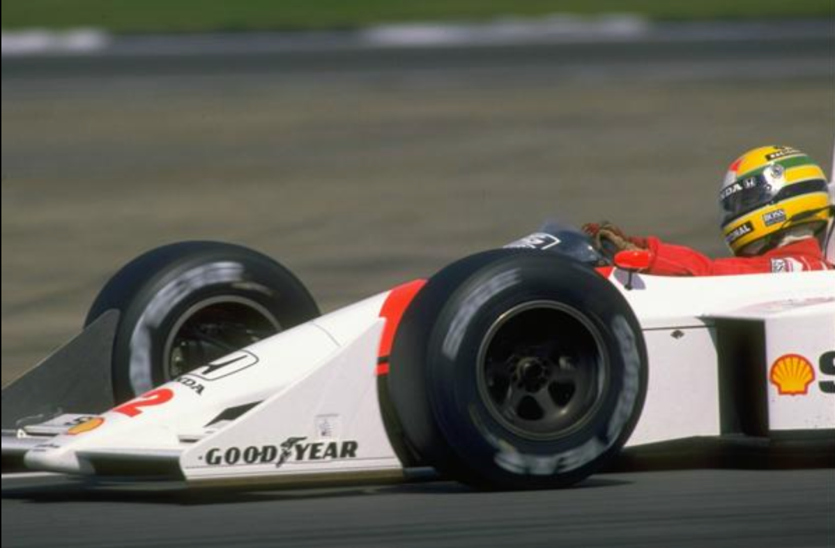 Ayrton Senna McLaren MP4/4 Limited Edition F1 Replica Wheel and Stand